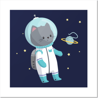 Space Cat Posters and Art